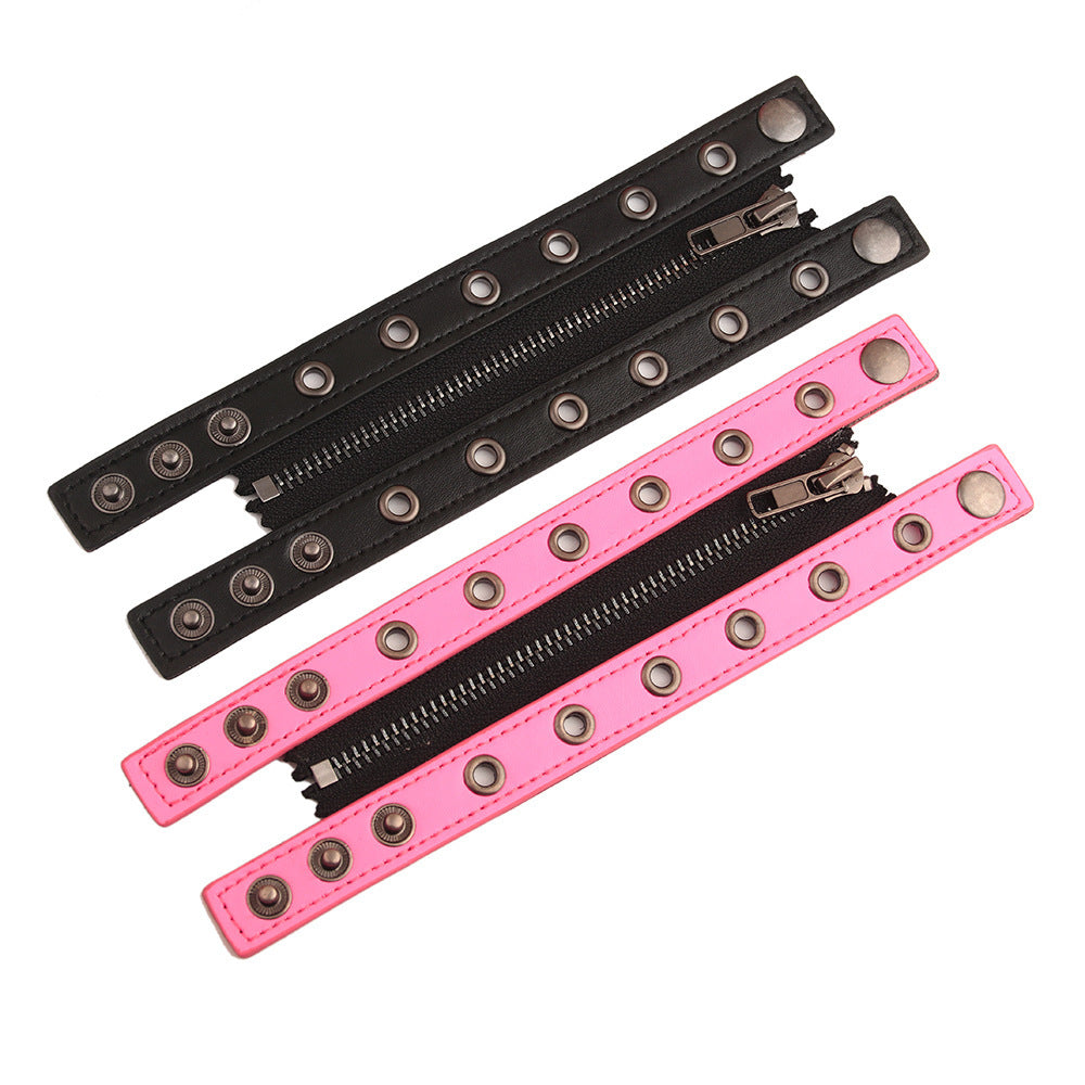 Punk Jewelry Cattle Leather Bracelet Women
